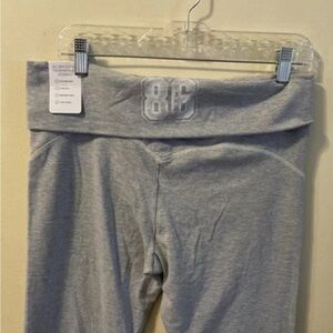 PINK Victoria's Secret Gray Foldover Pants